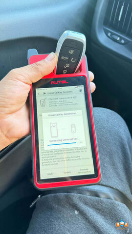 Illustration for Autel KM100 Adds 2021 Chevrolet Traverse Smart Key via OBD