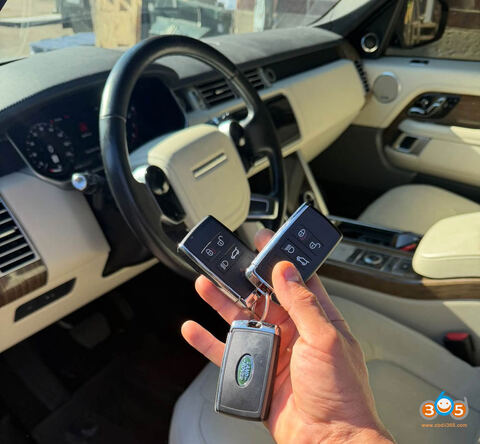 Illustration for Yanhua ACDP2 Copy 2021 Range Rover Smart Key