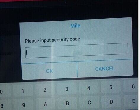 Illustration for Xtool X100 Pad “Please input security code” (fixed)