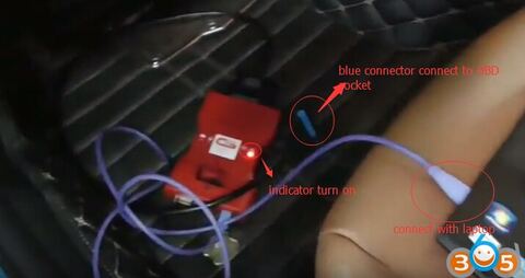 Illustration for How to use CGDI Prog to Program BMW CAS3+ Key by OBD