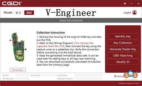 Illustration for How to Read VAG MQB48 Key Data with CGDI MLB Tool?