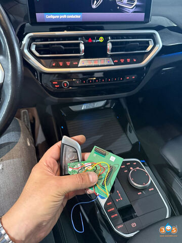 Illustration for Autel IM608 Copy BMW iX3 2023 BDC3 Key