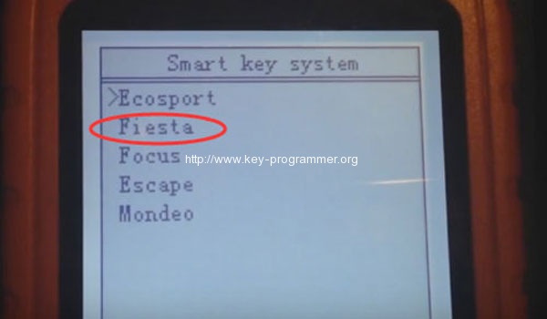 OBDSTAR X100 Pro Program Ford Fiesta key 7-7