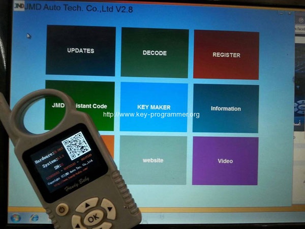 JMD Handy Baby Key Programmer Update to V8.1.0