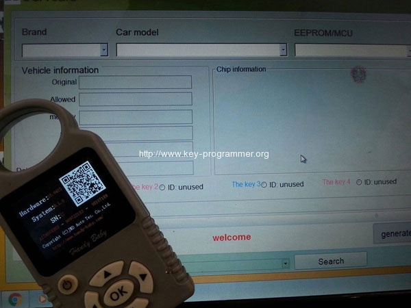 JMD Handy Baby Key Programmer Update to V8.1.0