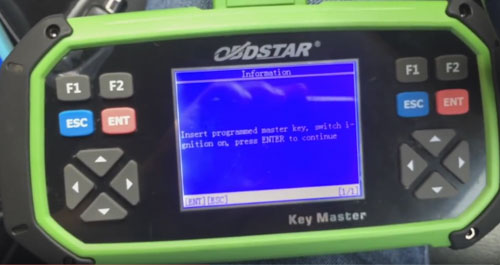 OBDSTAR X300 Pro3 program Toyota H chip remote key