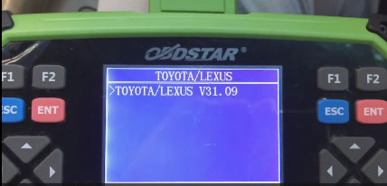 Toyota Hilux G Chip Immo Reset via Obdstar X300 Pro3