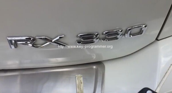 How to Program Remote Key for LEXUS RX330 with SKP900