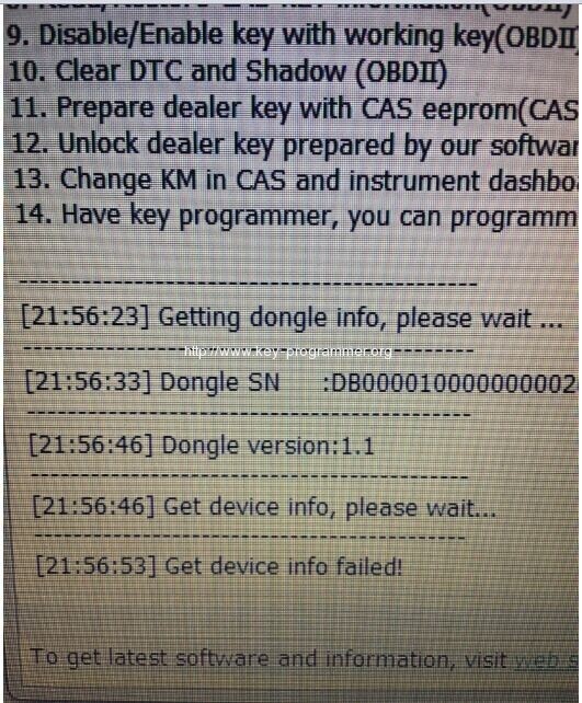 BMW Multi Tool V7.7 “Get Device Info failed” Solution