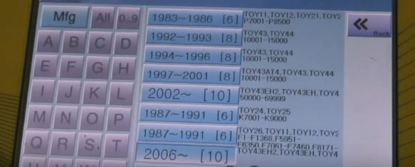 SEC-E9 Key Cutting Machine Cut Toyota Camry Key via Key Code