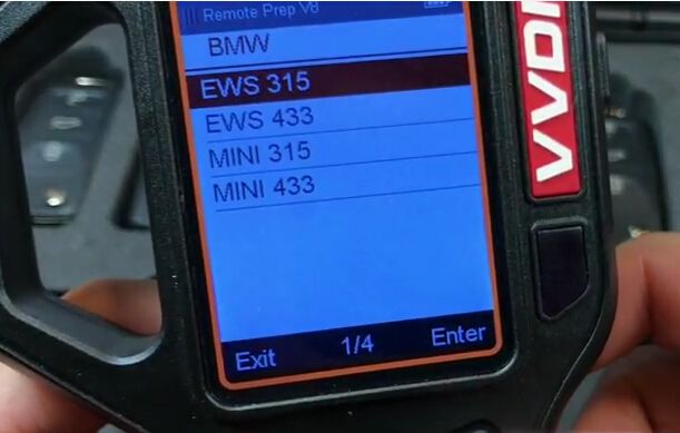 How to Generate BMW EWS 3-Button Remote Key by VVDI Key Tool