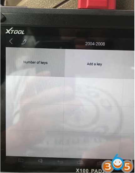 How to add Ford F150 2006 Key by Xtool X100 Pad2