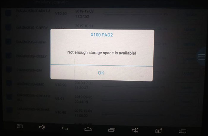 Xtool Pad2 No Enough Space