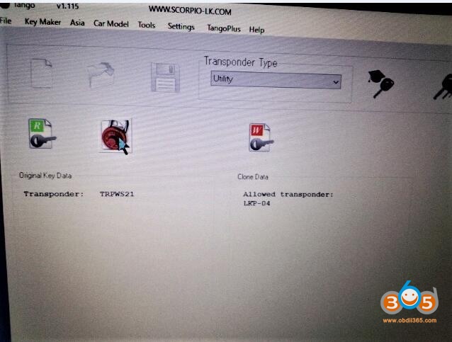 Tango Lkp 04 Chip Unable To Initialize The Transponder 05
