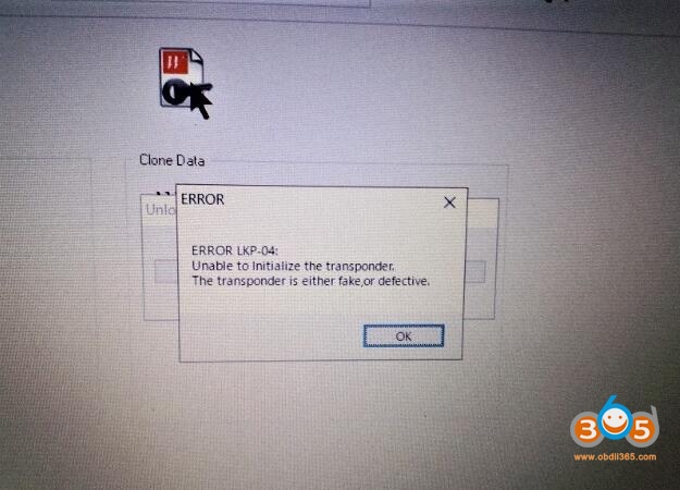 Tango Lkp 04 Chip Unable To Initialize The Transponder 07