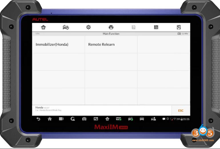 Autel Im608 2010 Honda Accord 4