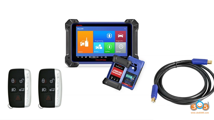 Autel Maxiim Im608 On 2012 Range Rover Sport All Keys Lost 03