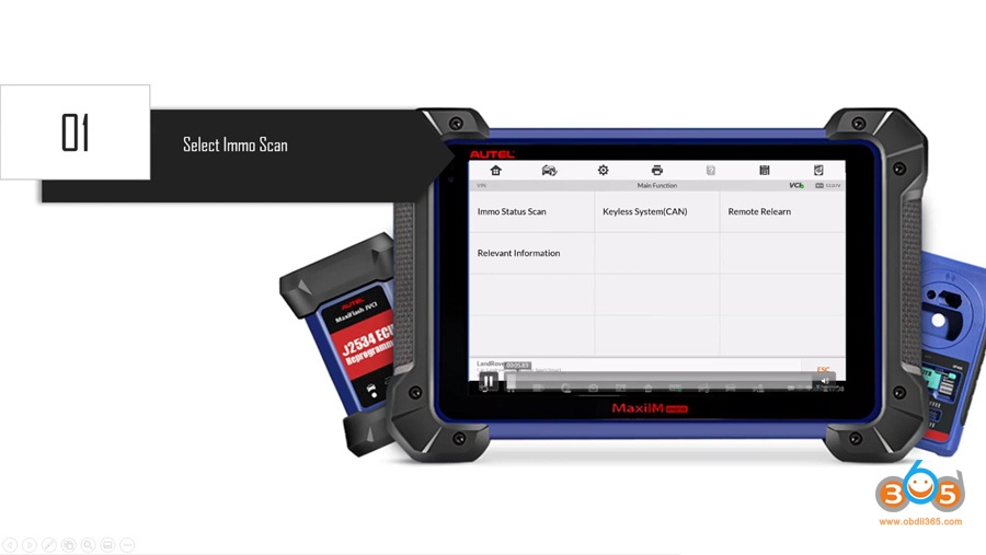 Autel Maxiim Im608 On 2012 Range Rover Sport All Keys Lost 04