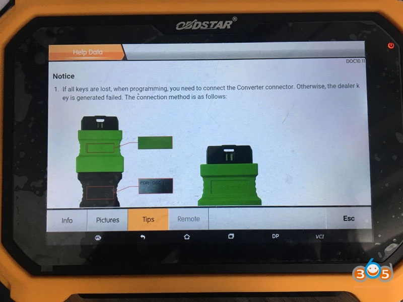 Obdstar Dp Plus Program Renault Clio Iv 2018 All Key Lost 06