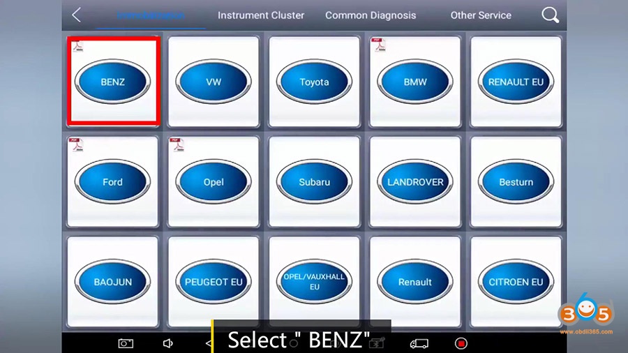Xtool Kc501 Pad3 Obd Add Mercedes Infrared Key 03