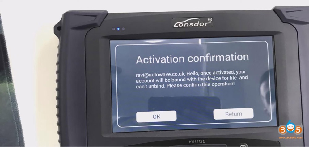 Update Activate Lonsdor K518ise 03