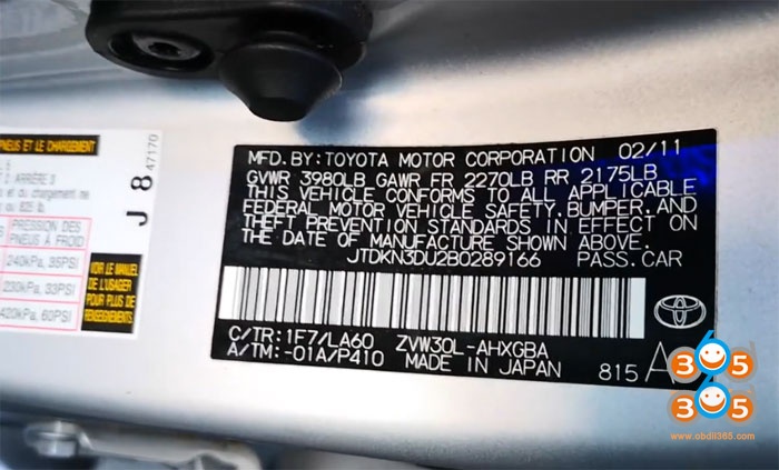 Lonsdor K518 2011 Toyota Prius 1