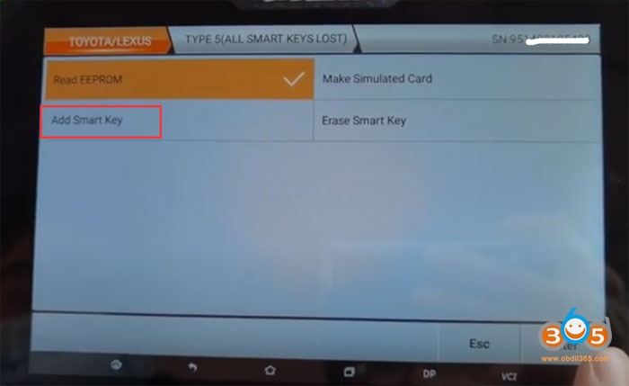 Obdstar Key Sim Lexus 98 Smart Key 18
