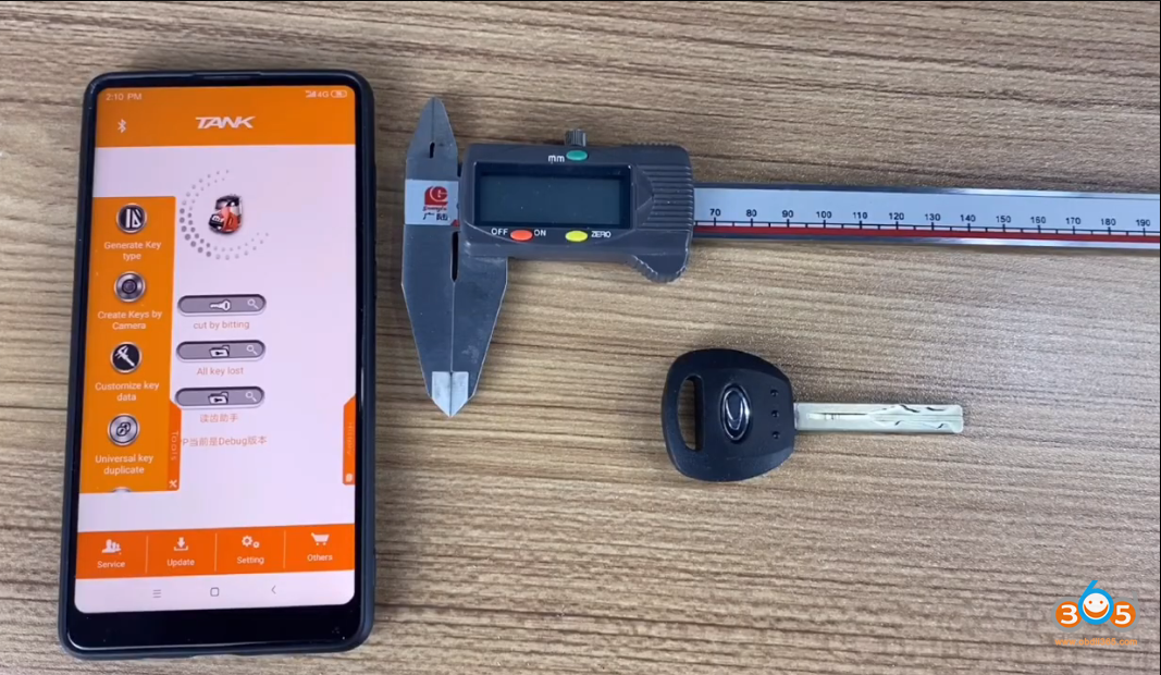 2m2 Tank Customize Key Data 0