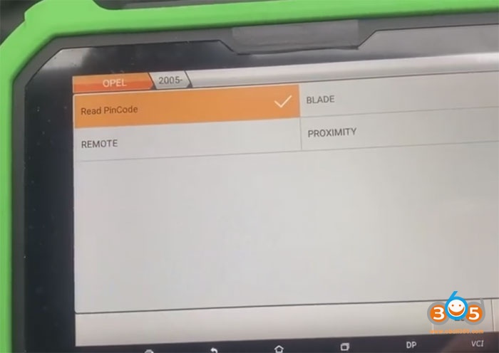 Obdstar Zafira B Key Programming 5