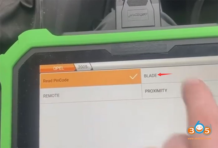 Obdstar Zafira B Key Programming 8