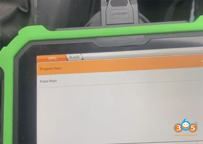 Obdstar Zafira B Key Programming 9