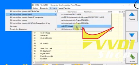 
			2 Ways to Program Audi Q7 2007 Key with VVDI2 by OBD		