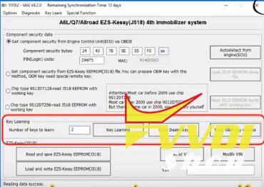 
			2 Ways to Program Audi Q7 2007 Key with VVDI2 by OBD		