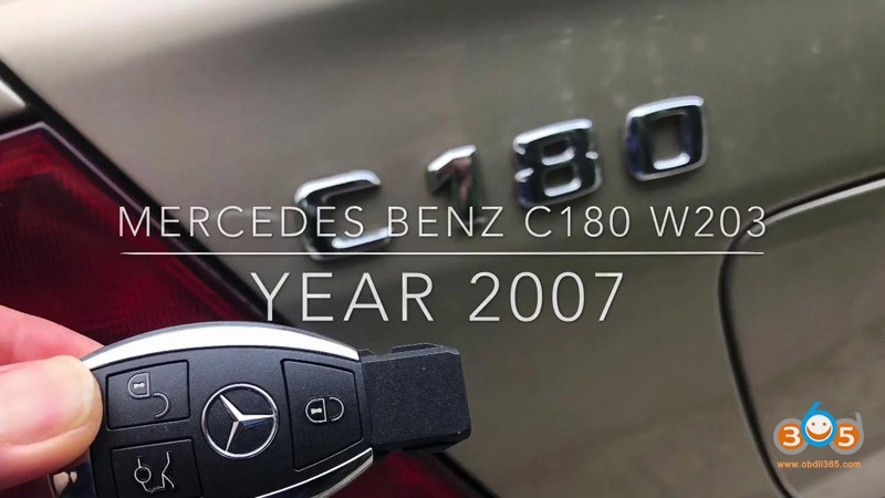 
			2007 Benz C180 W203 Add Smart Remote by Autel IM508 & XP400		