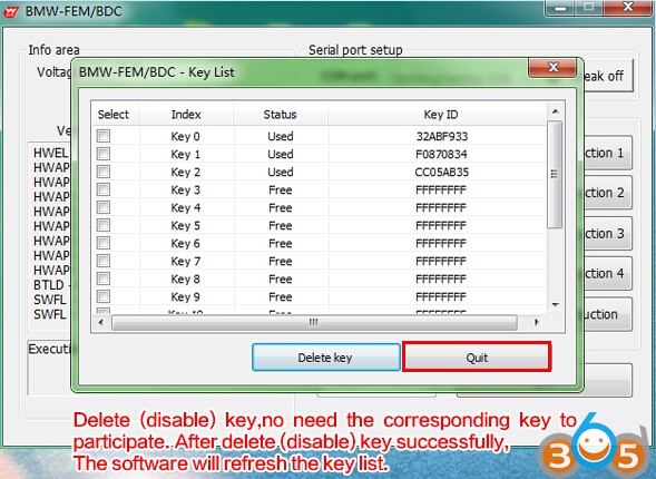 
			5 Steps to Program BMW FEM/BDC key with Yanhua BMW FEM Programmer by OBD		