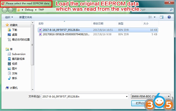 
			5 Steps to Program BMW FEM/BDC key with Yanhua BMW FEM Programmer by OBD		