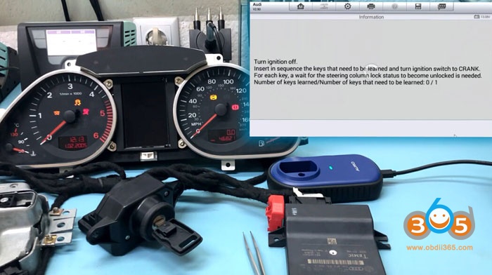 
			Auro OtoSys IM600 Program Audi A6 2011 All Keys Lost on Bench		