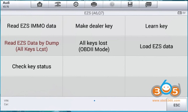 
			Auro OtoSys IM600 Program Audi A6 2011 All Keys Lost on Bench		