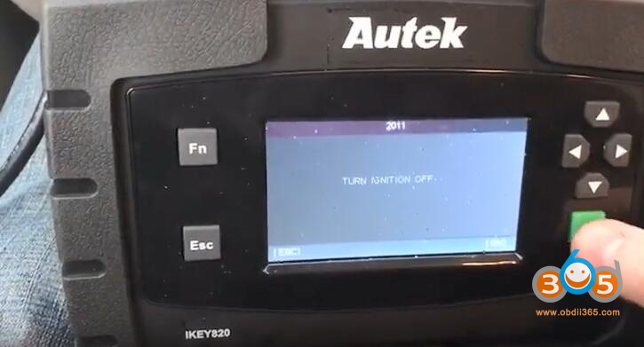 
			Autek iKey 820 OBD Programmed a New Key to Infiniti G37 2011: Success!		