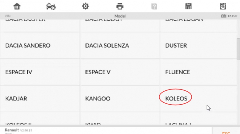 
			Autel IM608 Program Renault Koleos 2013 Smart Card		
