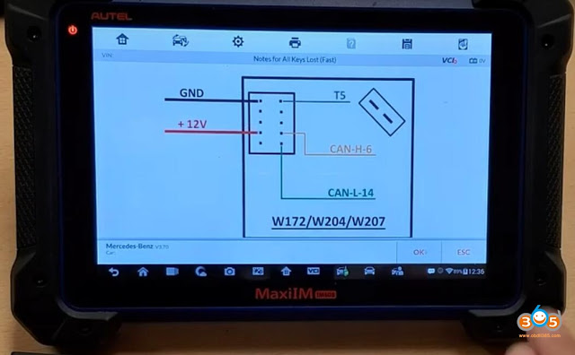 
			Autel IM608 Program W172 All Keys Lost in 7 mins		