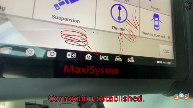 
			Autel MaxiSys Elite program Toyota Sienna 2013 Smart Keyfob		