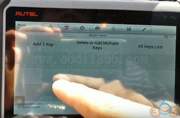 
			Autel MK808 Add New Keys: Confirmed! Tests on Honda		