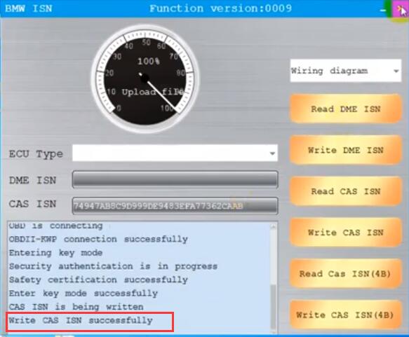 
			CGDI BMW Downgrade CAS3, Read and Change CAS ISN		