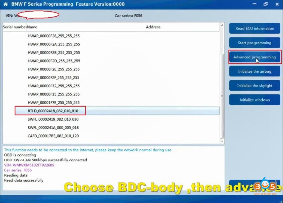 Cgdi Bmw Fem Bdc Version Is Not Supported Solution 02