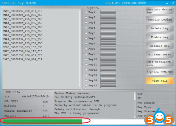 
			CGDI BMW FEM/BDC Add Key & All Keys Lost Guide		