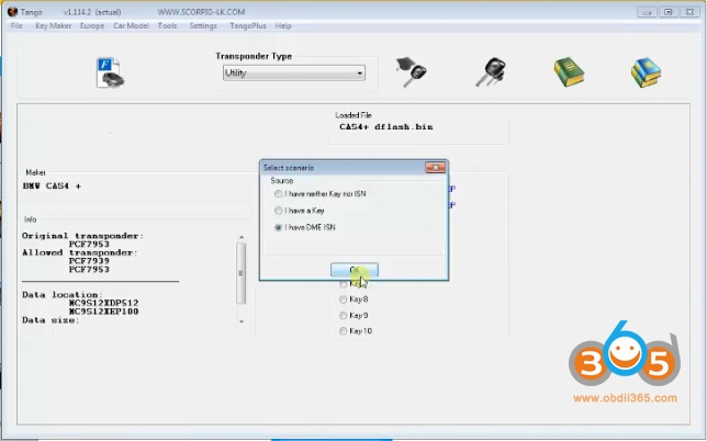 
			CGDI BMW Program CAS3 CAS4 All Key Lost No need DME ISN		