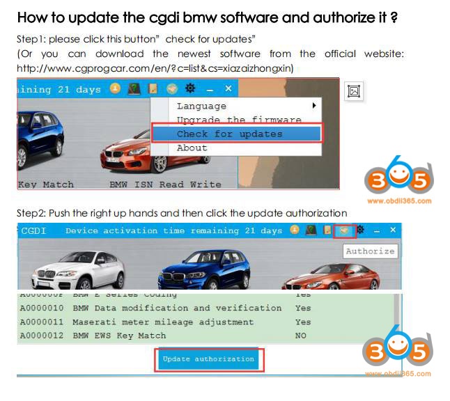 
			CGDI BMW V2.6.0 Updated EWS1-3 Key Programming		