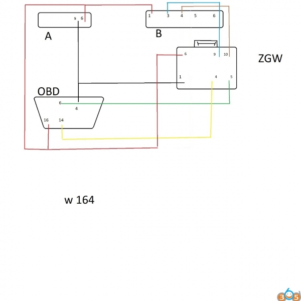 
			CGDI MB Program Mercedes W164 EIS Key on bench		