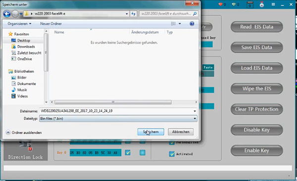 
			CGDI Prog MB Quick Test: Read EZS, Calculate Pass and Write Key		